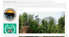 Desktop Screenshot of hotelrhinoland.com